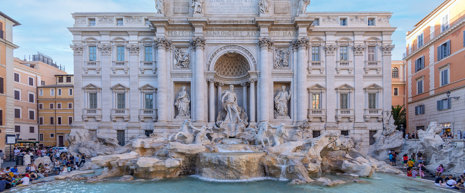 Fontana di trevi curata da Acea Acqua