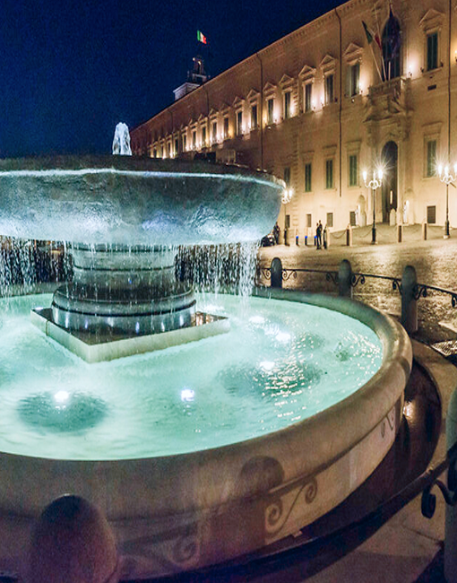 Fontana dei dioscuri curata da Acea Acqua